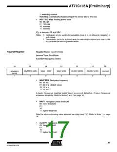 浏览型号AT77C105A的Datasheet PDF文件第17页
