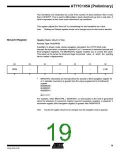 浏览型号AT77C105A的Datasheet PDF文件第19页