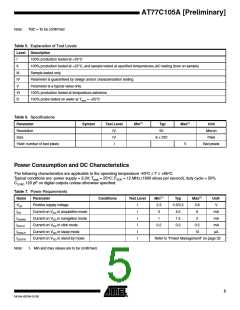 浏览型号AT77C105A的Datasheet PDF文件第5页