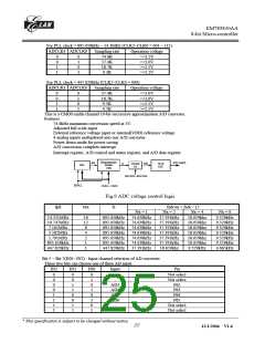浏览型号EM785830AAP的Datasheet PDF文件第25页
