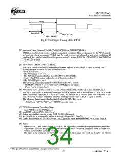 浏览型号EM785830AAP的Datasheet PDF文件第34页
