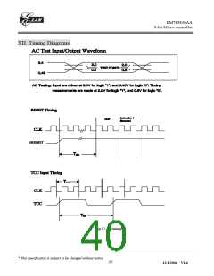 浏览型号EM785830AAP的Datasheet PDF文件第40页