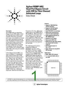 浏览型号HDMP-0452的Datasheet PDF文件第1页