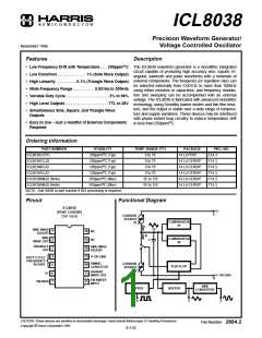 浏览型号ICL8038的Datasheet PDF文件第1页