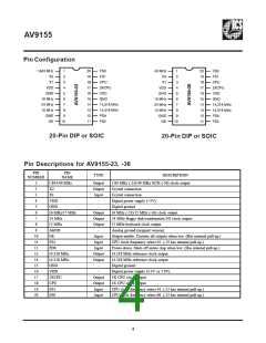 浏览型号ICS9155-36W32L的Datasheet PDF文件第4页