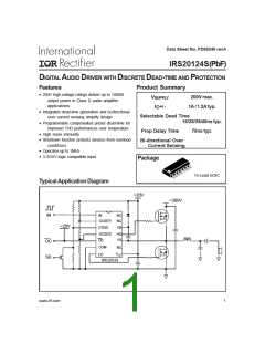 浏览型号IRS20124S的Datasheet PDF文件第1页