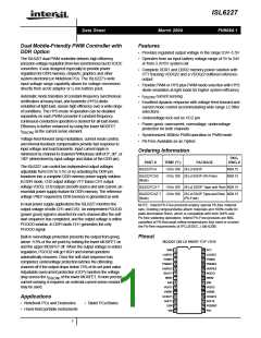 浏览型号ISL6227CA-T的Datasheet PDF文件第1页