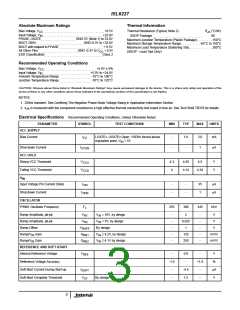 浏览型号ISL6227CA-T的Datasheet PDF文件第3页