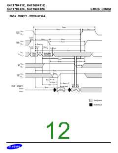 浏览型号K4F160411C-B的Datasheet PDF文件第12页