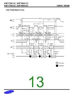 浏览型号K4F160411C-B的Datasheet PDF文件第13页