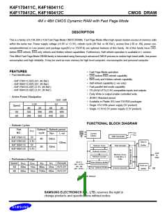 浏览型号K4F170411C的Datasheet PDF文件第1页