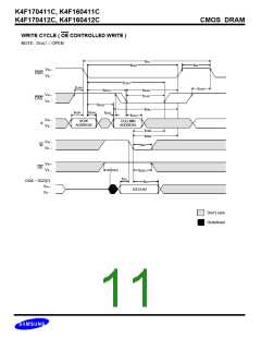 浏览型号K4F170411C的Datasheet PDF文件第11页
