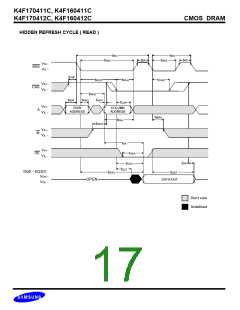 浏览型号K4F170411C的Datasheet PDF文件第17页