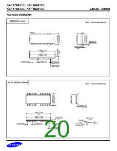 浏览型号K4F170411C的Datasheet PDF文件第20页