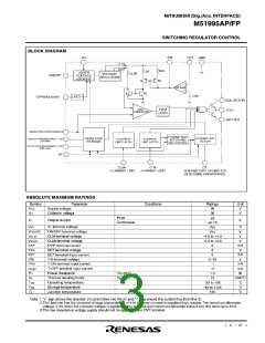 浏览型号M51995AFP的Datasheet PDF文件第3页