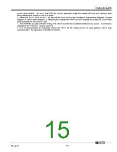 浏览型号RX5C348A的Datasheet PDF文件第15页