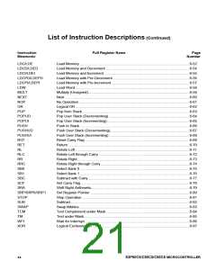 浏览型号S3C80C5的Datasheet PDF文件第21页