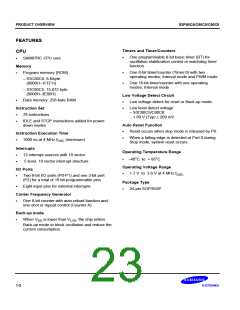 浏览型号S3C80C5的Datasheet PDF文件第23页