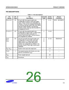 浏览型号S3C80C5的Datasheet PDF文件第26页