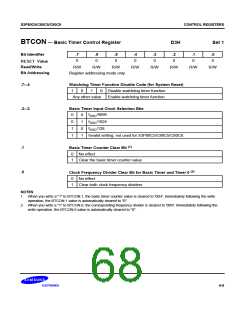 浏览型号S3C80C5的Datasheet PDF文件第68页