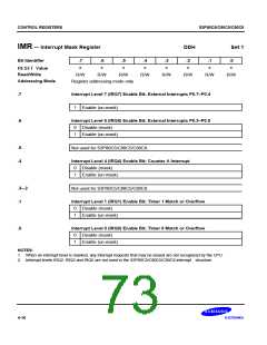 浏览型号S3C80C5的Datasheet PDF文件第73页