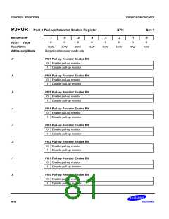 浏览型号S3C80C5的Datasheet PDF文件第81页