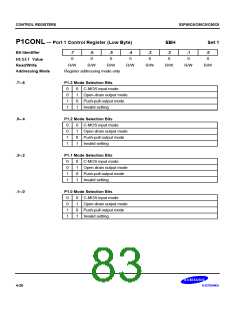 浏览型号S3C80C5的Datasheet PDF文件第83页