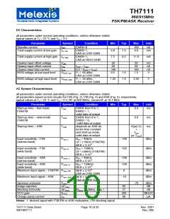 浏览型号TH7111的Datasheet PDF文件第10页