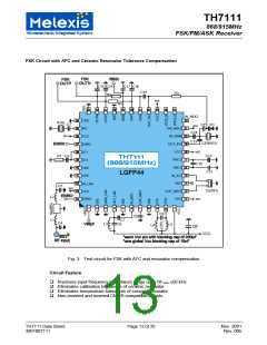 浏览型号TH7111的Datasheet PDF文件第13页