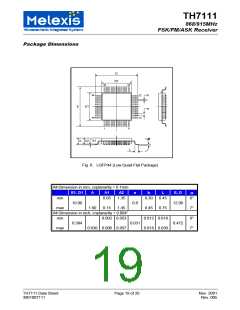 浏览型号TH7111的Datasheet PDF文件第19页