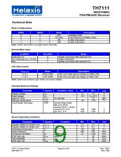 浏览型号TH7111的Datasheet PDF文件第9页