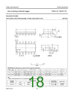 浏览型号74HC14N的Datasheet PDF文件第18页