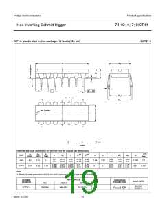 浏览型号74HC14N的Datasheet PDF文件第19页