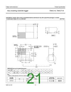 浏览型号74HC14D的Datasheet PDF文件第21页