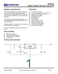 浏览型号CM2841GACIM25的Datasheet PDF文件第1页