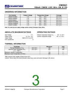 浏览型号CM2841GACIM25的Datasheet PDF文件第3页