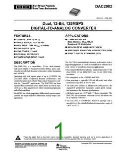 浏览型号DAC2902-EVM的Datasheet PDF文件第1页
