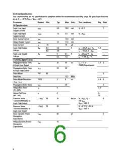 浏览型号HCPL-0710-500的Datasheet PDF文件第6页