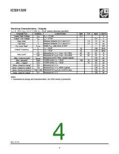 浏览型号ICS91309MLF-T的Datasheet PDF文件第4页