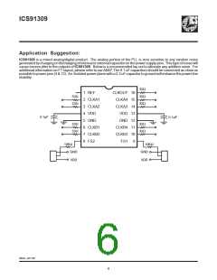 浏览型号ICS91309MLF-T的Datasheet PDF文件第6页