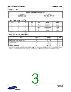 浏览型号K6F4008U2E-EF55的Datasheet PDF文件第3页