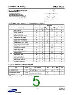浏览型号K6F4008U2E-EF55的Datasheet PDF文件第5页