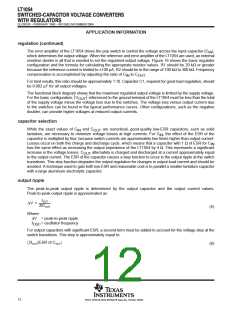 浏览型号LT1054C的Datasheet PDF文件第12页