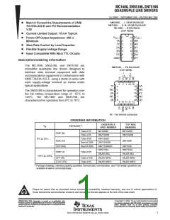 浏览型号MC1488N的Datasheet PDF文件第1页