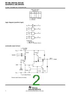 浏览型号MC1488N的Datasheet PDF文件第2页