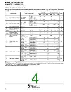 浏览型号MC1488N的Datasheet PDF文件第4页