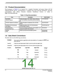 浏览型号MC56F8366VFV60的Datasheet PDF文件第14页