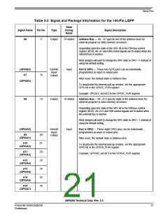 浏览型号MC56F8366VFV60的Datasheet PDF文件第21页