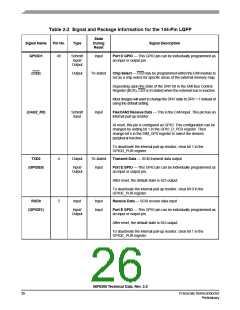 浏览型号MC56F8366VFV60的Datasheet PDF文件第26页