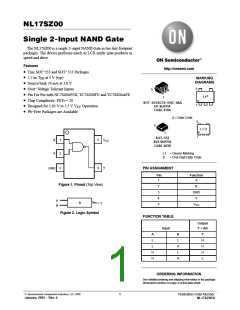 浏览型号NL17SZ00DFT2G的Datasheet PDF文件第1页